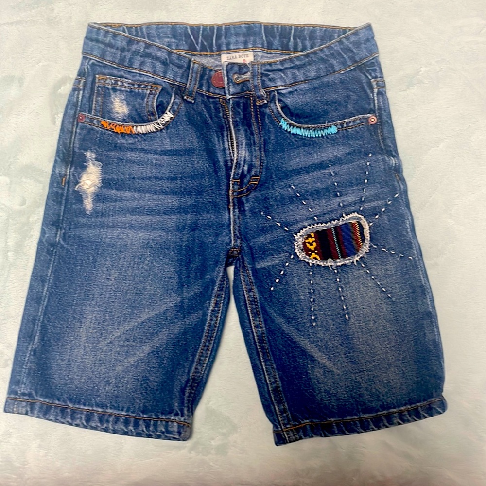 BOYS Zara Jeans Shorts Size 8